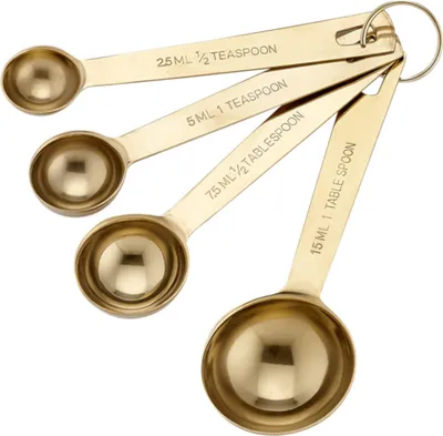 Produktbild von ladelle Lawson Messlöffelset Gold 4tlg.