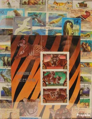 Produktbild von Briefmarken Motive 1.000 verschiedene Wildtiere Marken
