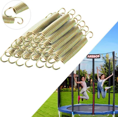 Obrázek produktu pro AREBOS pružiny na trampolínu 178 mm | 24 náhradních pružin z nerezové oceli