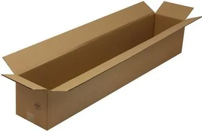 Image de Carton pliable à 2 cannelures dimensions 1200x200x200mm qualité 2.3BC brun B0 brun