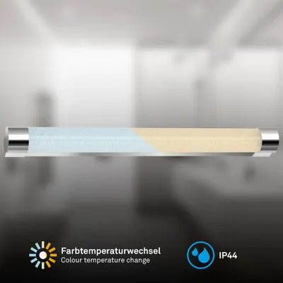 Produktbild von LED Bad-Wandleuchte, chrom, 1xLED-Modul/12W