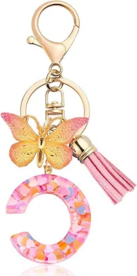 Produktbild von Persönliche Schwestern Geburtstagsgeschenke Schlüsselanhänger Schmetterling