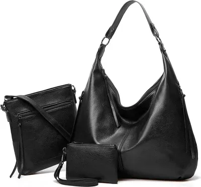 Produktbild von Vintage PolyurethanLeather Women's Tote Shoulder Bag with Zipper