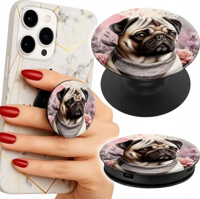 Image de Popsocket Support pour téléphone portable/Doggy Dog Breeds Dog Patterns