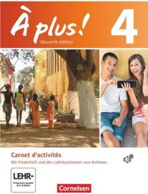 Obrázok produktu pre À plus! Nouvelle édition. Band 4. Carnet d'activités mit Audio- und Videos Online