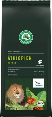 Produktbild von Lebensbaum Äthiopien Kaffee ganze Bohne -- 250g