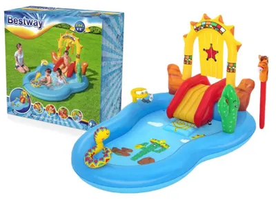 Produktbild von Plac zabaw dmuchany Dziki Zachód 264 x 188 x 140 cm Bestway 53118