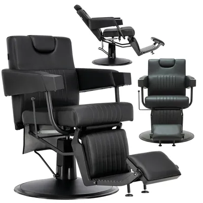 Zdjęcie produktu dla Fotel fryzjerski barberski hydrauliczny do salonu fryzjerskiego Agustín