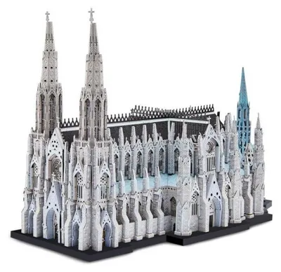 Zdjęcie produktu dla Puzzle 3D, Piececool, Katedra św. Patryka, metal, 428 elementów