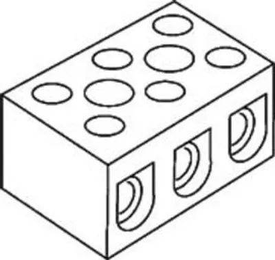 Obrázok produktu pre HKL porcelánová svorka, 3-pólová, 1128.G, 1–4 mm²
