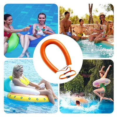 Produktbild von Schwimmhilfen für den Pool, Schwimmboje aus Schaumstoff | Leichte Schwimmhilfen mit Bauchgurt für Bootfahren, Training, Entspannung, Schnorcheln und Angeln