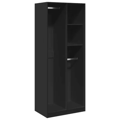 Obrázok produktu pre vidaXL Šatníková skriňa čierna 80x50x200 cm materiál na báze dreva