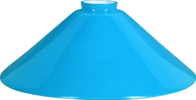 Produktbild von Schusterglas Ø 300mm Lampenglas Blau Ersatzglas Leuchtenglas rund E27 Vestaschirm