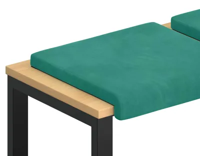 Obrázek produktu pro vidaXL Polštáře na banketky, 2 kusy, samet, tyrkysová barva, hloubka 35 cm