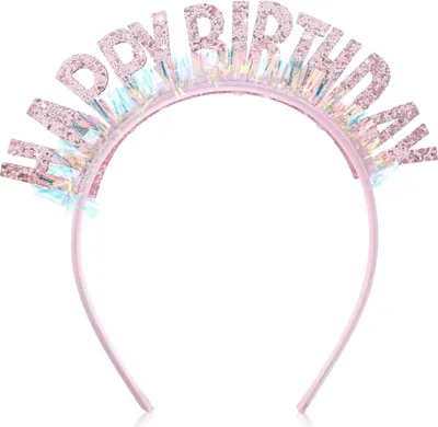 Produktbild von Geburtstag Kronen Geburtstagskrone Mädchen Frauen Kopfschmuck Stirnband Geburtstags Tiara Haarband Geburtstag Partyzubehör Prinzessin Haar-Zusätze Birthday Queen Crown Geschenk Dekorationen Rosa