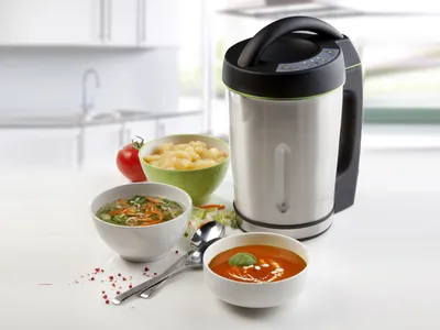 Produktbild von DOMO Suppenmixer - schwarz - 1,6L DO498BL
