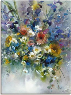 Produktbild von ARTland Leinwandbild Blumen Impression Größe: 30x40 cm