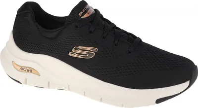 Produktbild von Skechers Arch Fit - Big Appeal - Schwarz / Rose Gold Textil Größe: 42 Normal