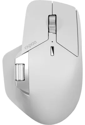 Produktbild von Rapoo MT760L, Rechts, Optisch, RF Wireless + Bluetooth, 3200 DPI, Grau