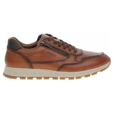 Produktbild von Rieker Herren Sneaker Halbschuh Reißverschluss Schnürschuh Leder B0504, Größe:43 EU, Farbe:Braun