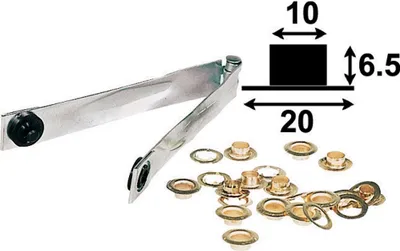 Produktbild von Veto 7558 Ösenzange mit 12 Ösen 10 mm