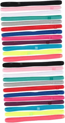 Produktbild von Bonbonfarbenes Outdoor-Stirnband, Sport-Haarband mit elastischem Band, elastische Haargummis, Yoga-Stirnband und Schweißband für Fitness im Freien