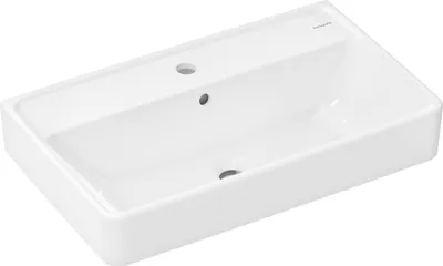 Immagine prodotto di hansgrohe Xanuia Q lavabo compact, avec trou pour robinet, avec trop-plein, 650x390mm, blanc, 60617450, 60617450