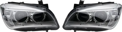 Immagine prodotto di Set di fari anteriori sinistro e destro compatibile con BMW X1 E84 con LWR per auto con luci di curva Johns