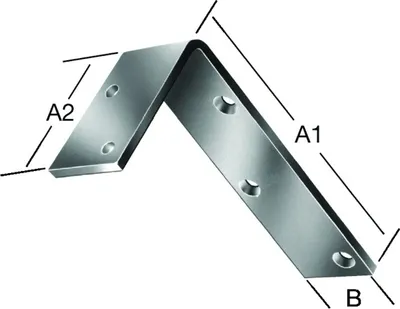 Produktbild von Vormann Winkel Schenkellänge 100x50mm Breite 40 mm stark - 000171100Z