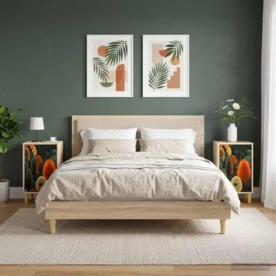 Obrázok produktu pre vidaXL Nočný stolík ZAANDAM, 2 kusy, Imitácia dub Sonoma, 36 x 33 x 60 cm