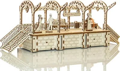 Image de WOODEN CITY Puzzle 3D Gare 175 pièces