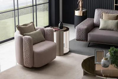 Obrázek produktu pro Stylové křeslo do obývacího pokoje růžové moderní dřevěný gauč lounge klubový nábytek