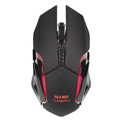 Produktbild von Mars Gaming MMW, Beidhändig, Optisch, RF Wireless, 3200 DPI, Schwarz