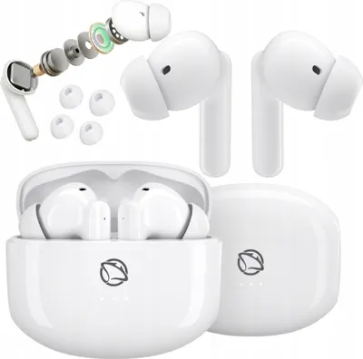 Produktbild von In-Ear Kabellose Kopfhörer Ideal Für Gaming Laufen Manta Rytmo Weiss