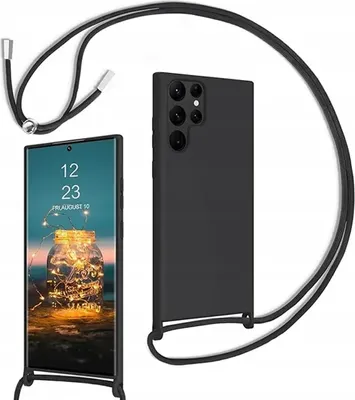 Obrázek produktu pro Pouzdro pro Samsung Galaxy S22 s ochranou řetízku černé