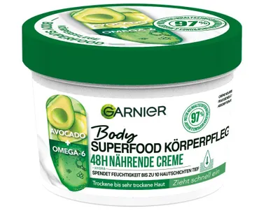 Immagine prodotto di Garnier Burro di Avocado per il corpo, Idratazione intensiva per pelli secche, 380 ml