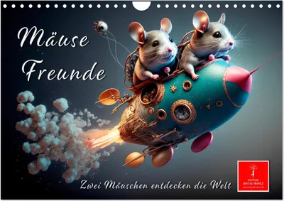 Produktbild von Mäuse Freunde (Wandkalender 2025 DIN A4 quer), CALVENDO Monatskalender