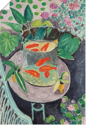 Produktbild von ARTland Poster Die Goldfische. 1911 Größe: 50x70 cm