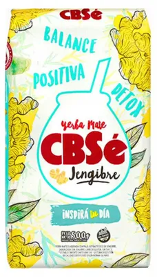 Image de Yerba Mate CBSe, gingembre (Jengibre), 500g. Imbirowa, 0,5kg