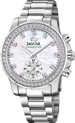 Produktbild von Jaguar Damen Multifunktion Uhr Connected Sport Elegant Edelstahl silber UJ980/1