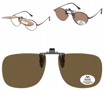 Produktbild von Montana C9B Klappbare polarisierte Sonnenbrillen-Aufsätze braun