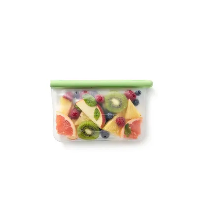 Immagine prodotto di Sacchetti per alimenti in silicone LEKUE da 0,5 L, sacchetti richiudibili riutilizzabili, Reduce & Reuse