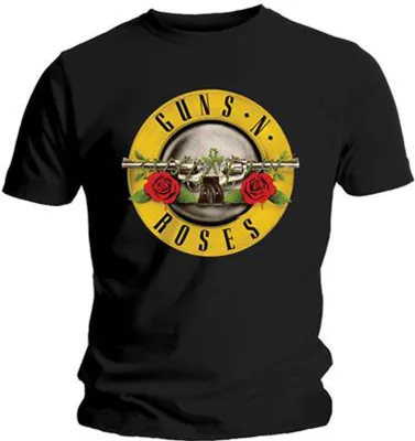 Produktbild von Guns N Roses Classic Logo Herren schwarz T Shirt Medium