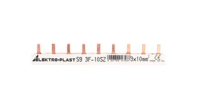 Obrázek produktu pro DIN lišta typ 3P 10mm2 63A 9pin IZS10/3F/9 45,219