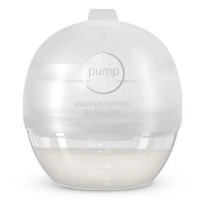Produktbild von Vulpes Goods Handmilchpumpe, Muttermilch-Aufbewahrungskappe, Milchsammler, Tragbar, Freihändig, Silikon, BPA-frei, 60ML