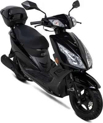 Produktbild von Motorroller GT3 50ccm 45 km/h Euro 5, schwarz mit Top Case GT Union