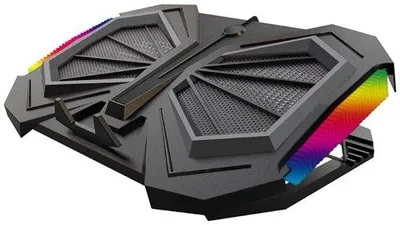 Produktbild von Notebookkühler - Kühlerbasis für Notebooks - Überhitzungsvorbeugung - Einstellbare Höhen - bis 16 Zoll - Schwarz