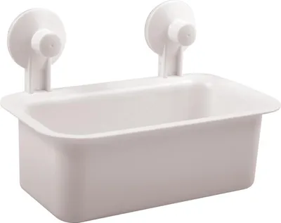 Produktbild von MSV Duschregal Bad Regal Badezimmer weiß - mit Saugnäpfent