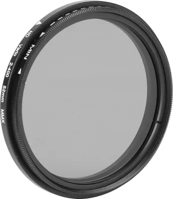 Obrázek produktu pro Junestar 52mm filtr s proměnnou clonou (ND filtr), rozsah ND2-ND400, vhodný pro objektivy zrcadlovek a bezzrcadlovek