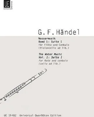 Produktbild von Wassermusik Band 1 Suite Nr.1für Flöte und Cembalo